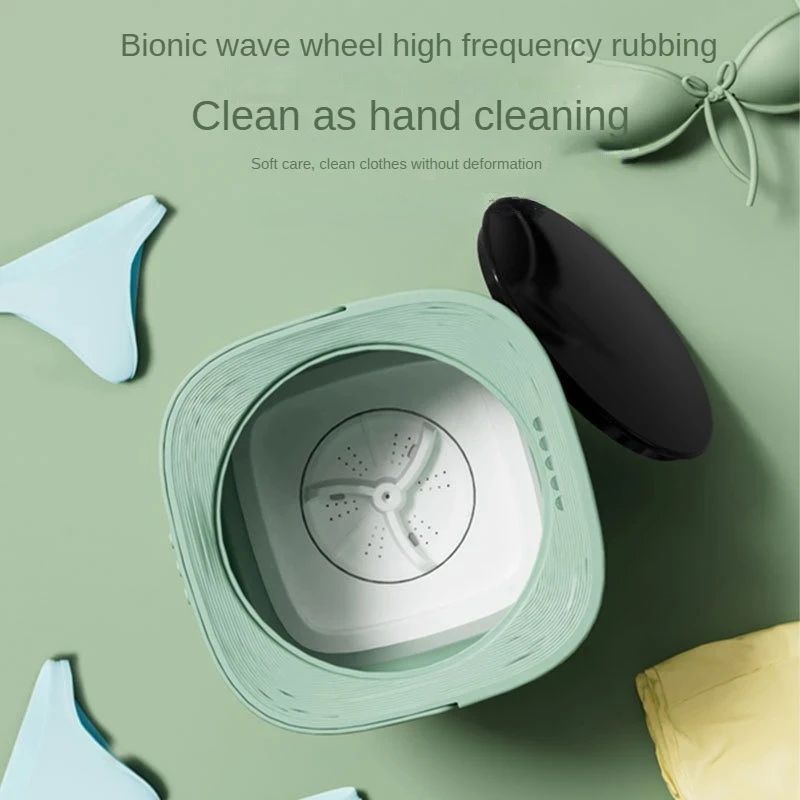🧼 MINI LAV – Mini Lavadora Plegable con Función de Deshidratación
