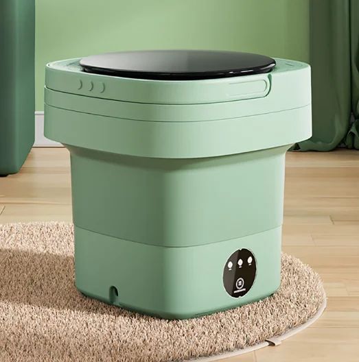 🧼 MINI LAV – Mini Lavadora Plegable con Función de Deshidratación