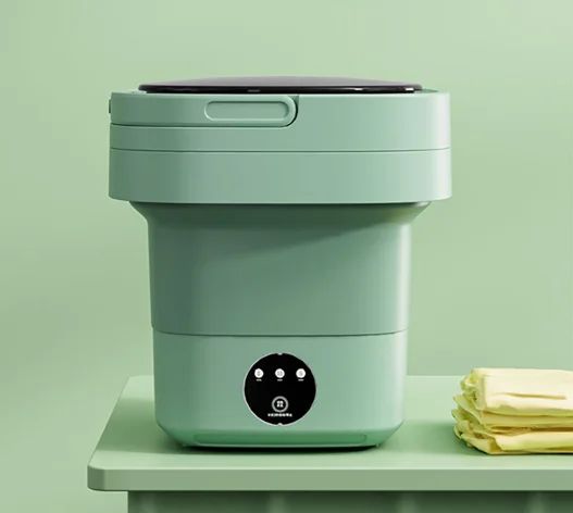 🧼 MINI LAV – Mini Lavadora Plegable con Función de Deshidratación