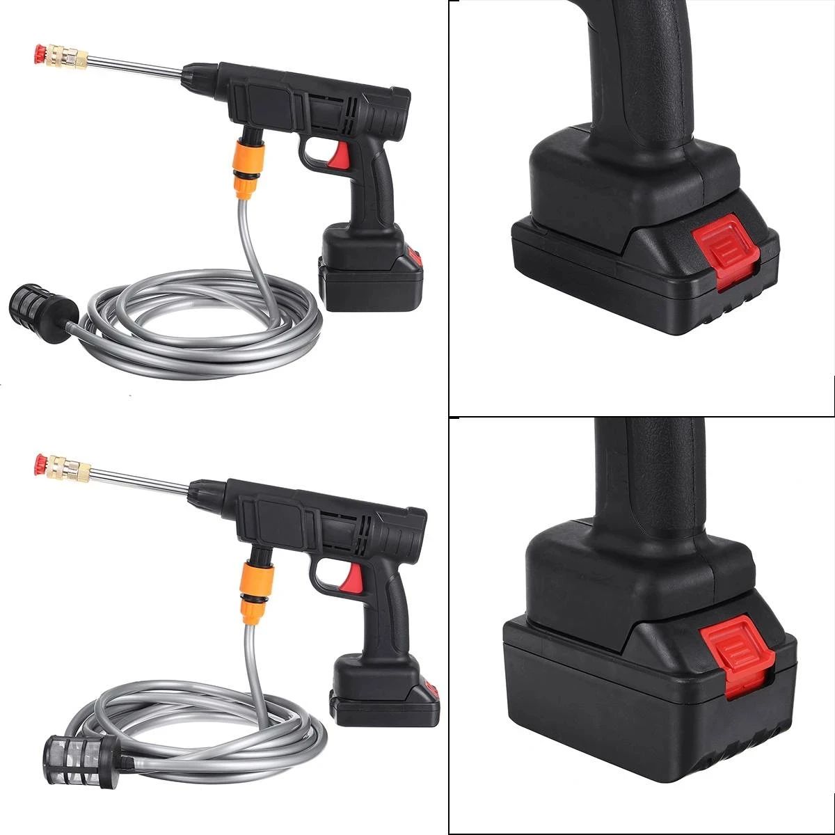 💦 HYDROBLAST MD – Pistola de Agua Hidro lavadora 48V / 24V