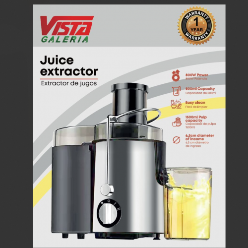 🍊💥 ¡Exprime cada gota de energía con el Extractor de Jugo Visto 800W!