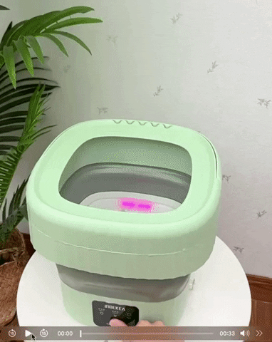 🧼 MINI LAV – Mini Lavadora Plegable con Función de Deshidratación
