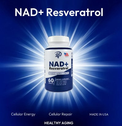 Reduce el envejecimiento NAD+RESVERATROL 60 CAPSULAS-Oferta por tiempo limitado