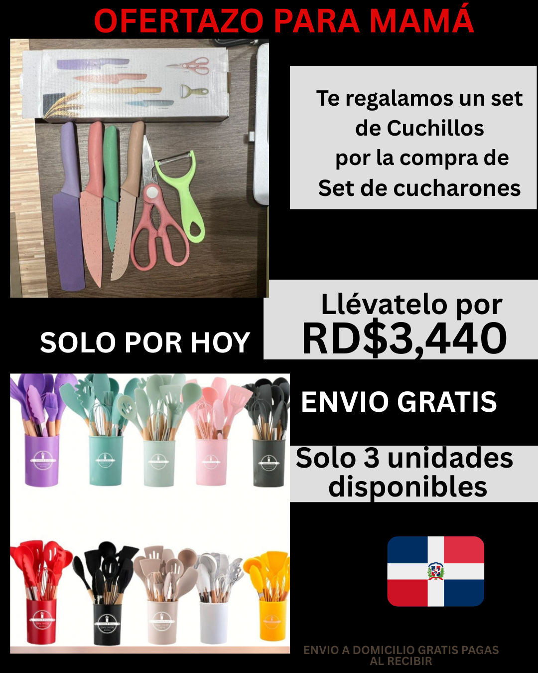 COMBO DE SET DE COCINA
