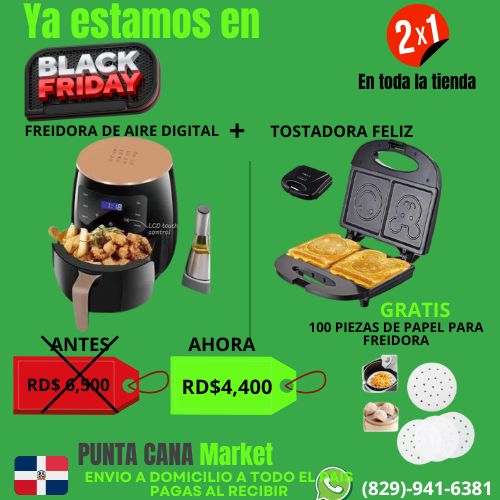 OFERTAS DE BLACK FRIDAY HASTA AGOTAR EXISTENCIA LLEVATE 2 POR EL PRECIO DE 1 MAS UN REGALO