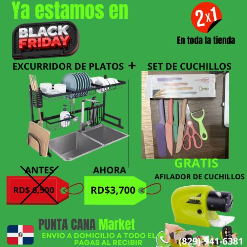 OFERTAS DE BLACK FRIDAY HASTA AGOTAR EXISTENCIA LLEVATE 2 POR EL PRECIO DE 1 MAS UN REGALO