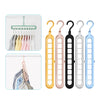 Perchas Organizadoras Plásticas con 9 Divisiones: Mantén tu Ropa Ordenada y Accesible
