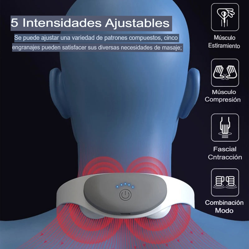 Masajeador de Cuello Portátil: Alivio y Relax para tu Columna Cervical