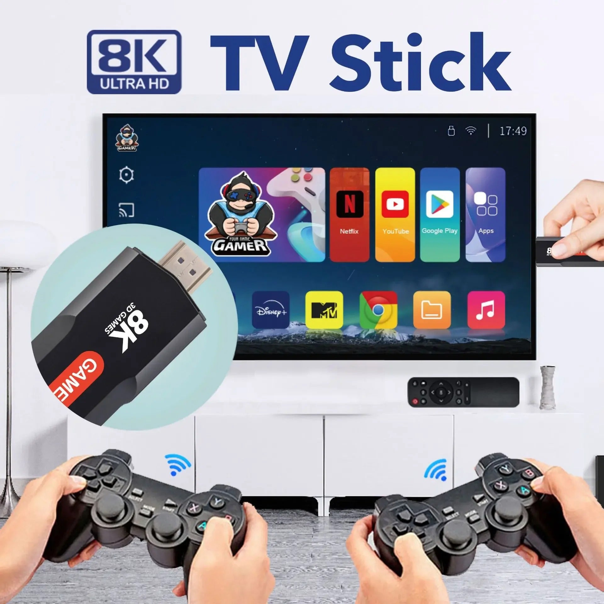 Game TV Stick 5G: Transforma tu Televisión en una Consola de Videojuegos