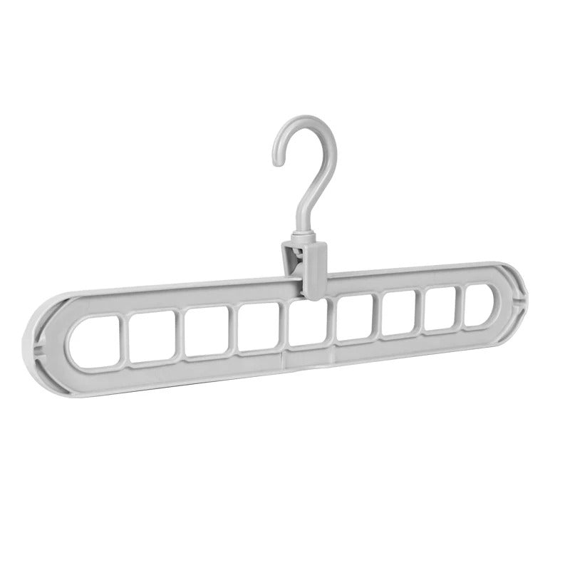 Perchas Organizadoras Plásticas con 9 Divisiones: Mantén tu Ropa Ordenada y Accesible