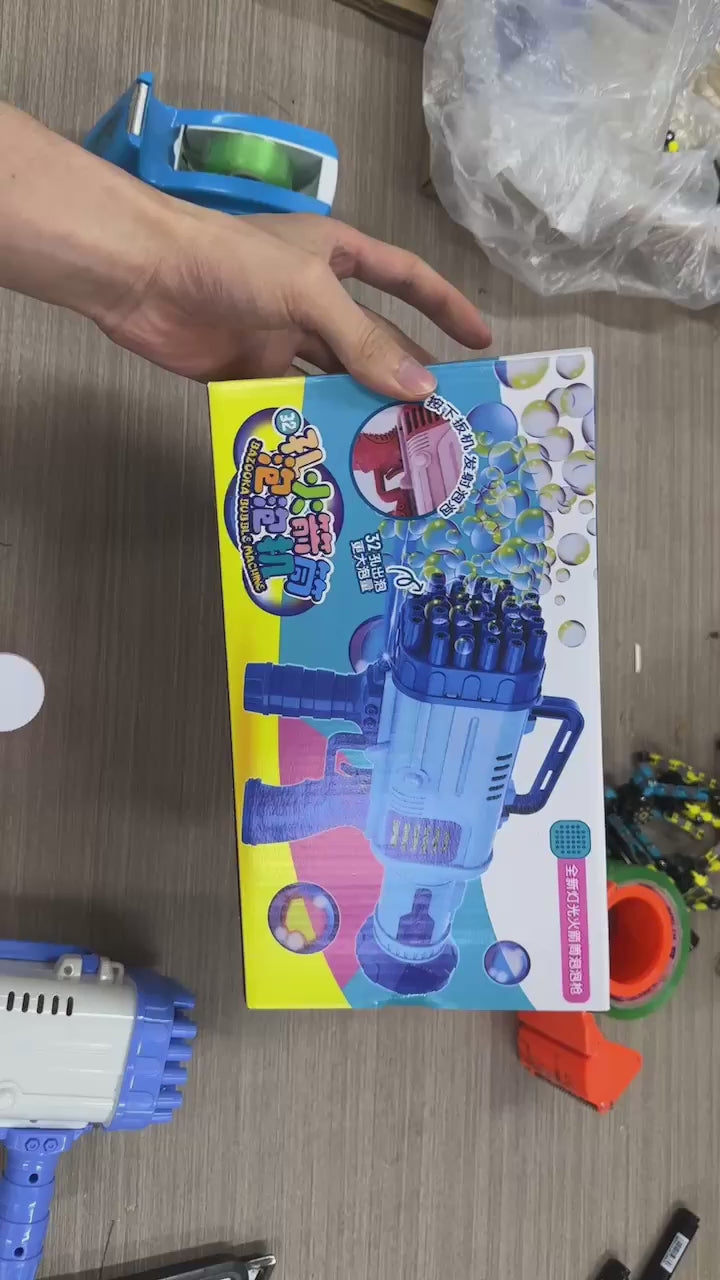 🌟 Burbuja Estrella Rosada™ La pistola de burbujas que hará brillar el día de tus niños