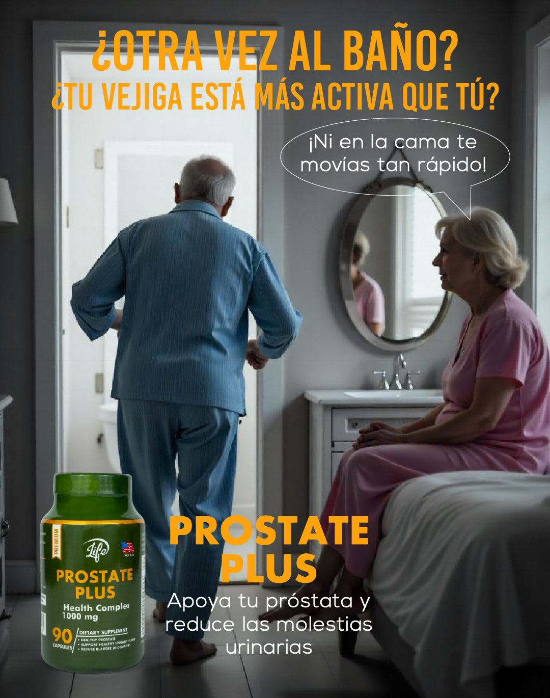 Evita el cáncer de próstata 🥚🌟 Recupera el control de tu salud prostática con Prostate Plus 🌟